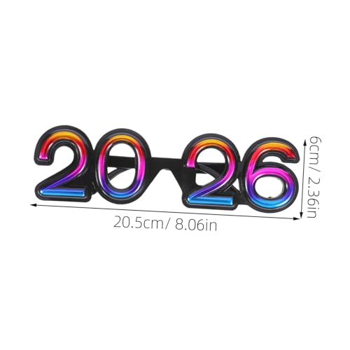 SHERCHPRY Partybrille Bunt Zahlen Design Leichte Robuste Silikonbrille Lustige Neujahrs Partyaccessoires Fotorequisite für Silvester Abschlussfeier und Festveranstaltungen SHERCHPRY Partybrille Bunt Zahlen Design Leichte Robuste Silikonbrille Lustige Neujahrs Partyaccessoires Fotorequisite für Silvester Abschlussfeier und Festveranstaltungen von SHERCHPRY