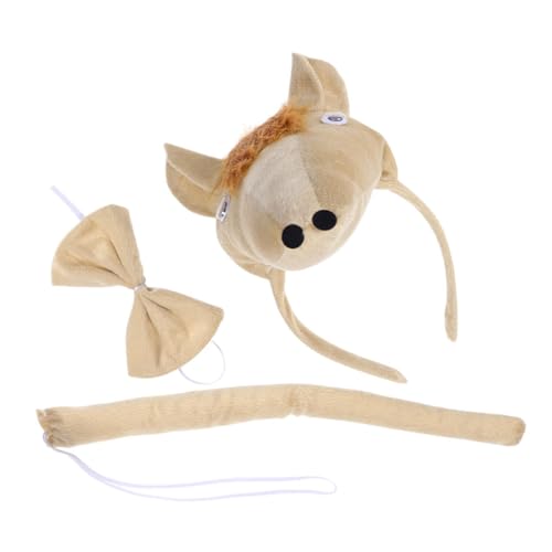 SHERCHPRY Pferde Kostümset für Erwachsene Teiliges Set mit Kopfband Fliege und für Halloween Weihnachten Maskeraden Karneval und Geburtstagsfeiern Einzigartiges und Auffälliges Partyzubehör von SHERCHPRY