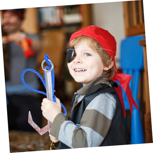 SHERCHPRY Plastik Piratenhaken Kostümzubehör für Halloween Party Cosplay mit Robustem Kunststoff und Seil Vielseitig Einsetzbar für Piraten mottopartys und Bühnenauftritte von SHERCHPRY