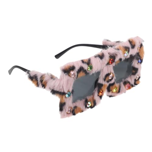 SHERCHPRY Plüsch Sonnenbrille Weiche Pelzige Brille Maskerade Party Brille Quadratische Pelz Sonnenbrille Plüsch Maskenbrille Weiche SHERCHPRY Plüsch Sonnenbrille Weiche Pelzige Brille Maskerade Party Brille Quadratische Pelz Sonnenbrille Plüsch Maskenbrille Weiche von SHERCHPRY