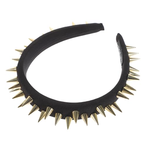 SHERCHPRY Punk Stirnband mit Nieten für Damen Einzigartiger Kopfschmuck für Partys und Festivals Langlebig und Bequem Haaraccessoire für Halloween und Goth Style von SHERCHPRY