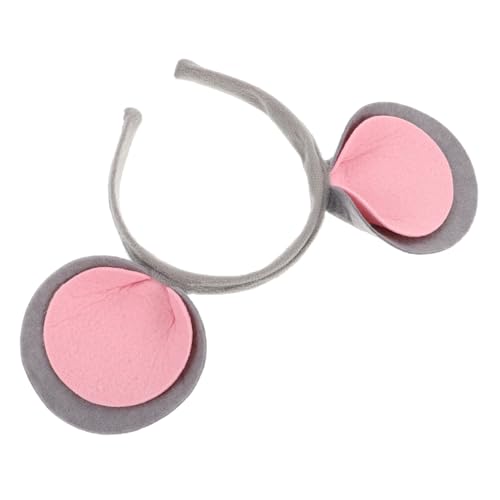 SHERCHPRY Rattenkopfschmuck süße Mausohren Stirnband mit Mäuseohren Stirnbänder Mäuseohren klein Halloween- -Ohr-Stirnband Halloween-Mäuseohren Vlies Light Grey SHERCHPRY Rattenkopfschmuck süße Mausohren Stirnband mit Mäuseohren Stirnbänder Mäuseohren klein Halloween- -Ohr-Stirnband Halloween-Mäuseohren Vlies Light Grey von SHERCHPRY