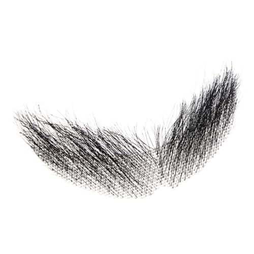 SHERCHPRY Realistischer Fake Schnurrbart und aus Echtem Haar Einfach Anzuwenden Entfernen Hautfreundlich Komfortabel Schwarzer für Halloween Cosplay Bühnenauftritte und Kostümpartys SHERCHPRY Realistischer Fake Schnurrbart und aus Echtem Haar Einfach Anzuwenden Entfernen Hautfreundlich Komfortabel Schwarzer für Halloween Cosplay Bühnenauftritte und Kostümpartys von SHERCHPRY