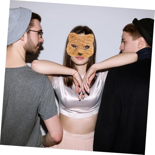 SHERCHPRY Realistisches Katzenkostüm mit Flauschiger Maske und Handschuhen Kuscheliges Tier Cosplay Zubehör für Faschingskostüme Damen Halloween Karneval Party SHERCHPRY Realistisches Katzenkostüm mit Flauschiger Maske und Handschuhen Kuscheliges Tier Cosplay Zubehör für Faschingskostüme Damen Halloween Karneval Party von SHERCHPRY