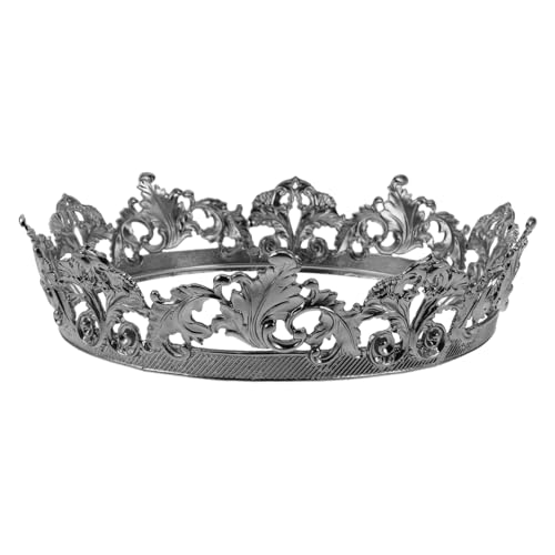 SHERCHPRY Retro King Crown für Herren und Damen Langlebige Metall-krone im Barockstil Königliches Accessoire für Hochzeit Prom Halloween Geburtstag Cosplay und Party SHERCHPRY Retro King Crown für Herren und Damen Langlebige Metall-krone im Barockstil Königliches Accessoire für Hochzeit Prom Halloween Geburtstag Cosplay und Party von SHERCHPRY