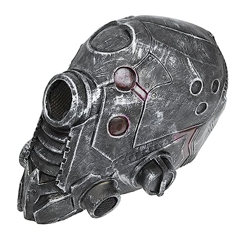 SHERCHPRY Roboter-Kopfbedeckung halloween masken halloweenmaske Erwachsene verkleiden kostüm zubehör Halloween-Maske stutzenhalter Halloween-Robotermaske Steampunk-Kopfbedeckung Emulsion SHERCHPRY Roboter-Kopfbedeckung halloween masken halloweenmaske Erwachsene verkleiden kostüm zubehör Halloween-Maske stutzenhalter Halloween-Robotermaske Steampunk-Kopfbedeckung Emulsion von SHERCHPRY