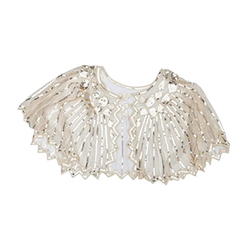 SHERCHPRY Retro-paillettenumhang Für Damen Für Partys Cosplay Hochzeiten Weihnachten Bequemer Und Vielseitiger Umhang von SHERCHPRY