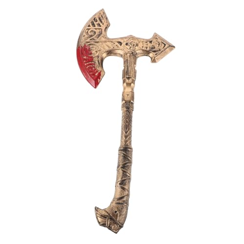 SHERCHPRY Simulierte Waffenprops Bühnenrequisiten Halloween-Cosplay-Stütze Halloween-Performance-Requisite Zubehör Cosplay-Party-Requisiten Plastik Golden SHERCHPRY Simulierte Waffenprops Bühnenrequisiten Halloween-Cosplay-Stütze Halloween-Performance-Requisite Zubehör Cosplay-Party-Requisiten Plastik Golden von SHERCHPRY