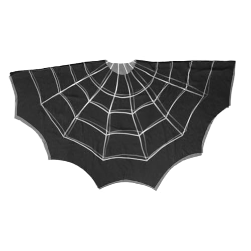 SHERCHPRY Spinnennetz Umhang Damen Schal Verkleidungsumhang Erwachsene Cosplay Schal Für Halloween Kostüme Rave Party Cosplay Oberteile Bluse Uniform von SHERCHPRY