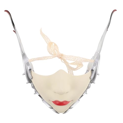 SHERCHPRY Steampunk Halbgesichts Maske mit Flügelakzent Leichte Mechanische Cosplay Maske für Damen Halboffenes Design für Halloween Karneval Maskenball und Rollenspiele SHERCHPRY Steampunk Halbgesichts Maske mit Flügelakzent Leichte Mechanische Cosplay Maske für Damen Halboffenes Design für Halloween Karneval Maskenball und Rollenspiele von SHERCHPRY