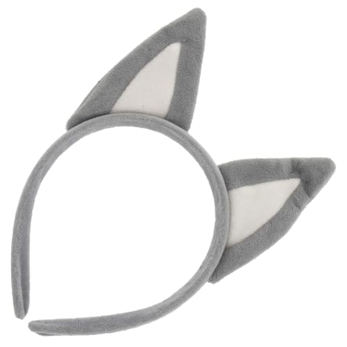 SHERCHPRY Stirnband Mit Welpenohren Cosplay-stirnband Ohrenstirnband Hundeohr-stirnband Hunde-cosplay Für Kopfbedeckung Mit Hundeohren Graue Hundeohren Erwachsener Pfote Blau Stoff von SHERCHPRY