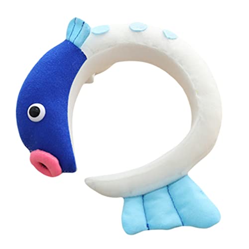 SHERCHPRY Stylisches Plüsch Fisch Haarband für Cosplay Lustige Party Kopfbedeckung Leicht und Bequem für Festivals und Fotos mit Freunden aus Hochwertigem Plüschmaterial von SHERCHPRY