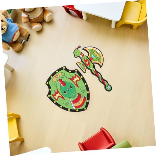 SHERCHPRY Teiliges Schaumstoffspielzeug mit Schild und Leichtes Sicheres Rollenspielkostüm für Realistische Piraten Party Accessoires für Halloween und Fantasievolles Teamspiel von SHERCHPRY