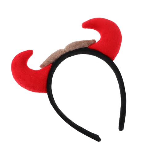 SHERCHPRY Teufelshörner Haarreif Halloween Kopfschmuck Schwarzer und Roter Haarreif Lustiges Kostüm Accessoire für Junge Mädchen und Damen Einfach zu Tragen und Sicherer für Halloween Party von SHERCHPRY