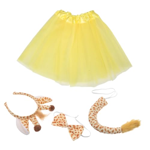 SHERCHPRY Tierkostüm Giraffen-ohren Haarreif Fliege und Tüllrock Leicht Anzuziehen Vielseitig für Halloween Fasching Kindergeburtstag Cosplay und Themenpartys Geeignet SHERCHPRY Tierkostüm Giraffen-ohren Haarreif Fliege und Tüllrock Leicht Anzuziehen Vielseitig für Halloween Fasching Kindergeburtstag Cosplay und Themenpartys Geeignet von SHERCHPRY