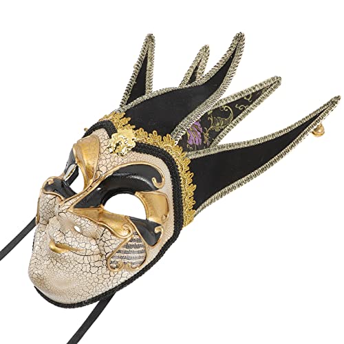 SHERCHPRY Venezianische Maske Kostümmaske Partymaske Cosplay-zubehör Retro Vintage Lustige Masken Voll- Herrenaccessoires Maskerade-gesichtsdekor Maskenstütze Kleidung Plastik Mann Bilden von SHERCHPRY