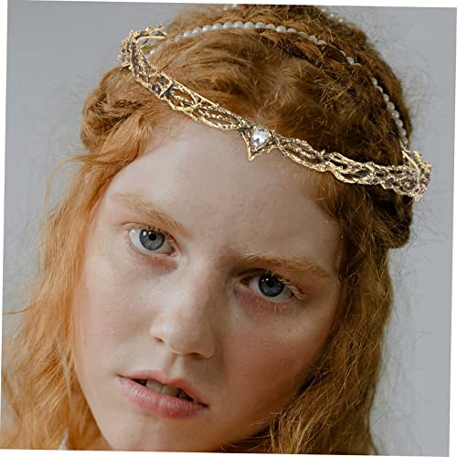 SHERCHPRY Vintage Damen Krone Barock Stil Antike Halloween Party Haarschmuck für Braut Geburtstag Theater Kostüm Zubehör von SHERCHPRY