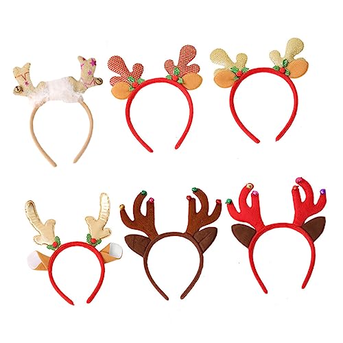 SHERCHPRY Weihnachtliches Antler Haarband für Teilig Dekorative Geweih Stirnbänder aus Langlebigem für Weihnachtsfeiern und Festliche Anlässe SHERCHPRY Weihnachtliches Antler Haarband für Teilig Dekorative Geweih Stirnbänder aus Langlebigem für Weihnachtsfeiern und Festliche Anlässe von SHERCHPRY