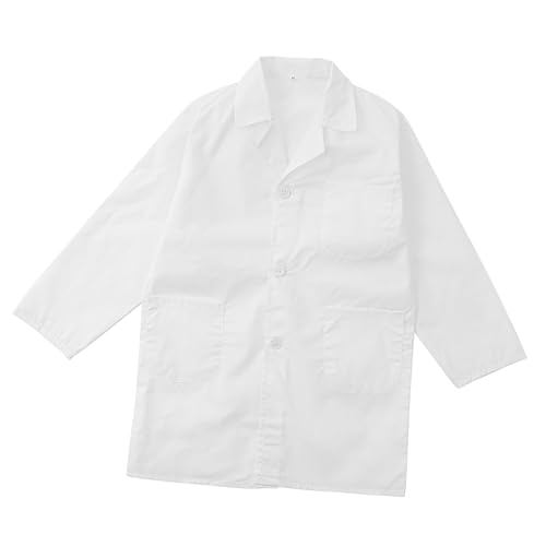 SHERCHPRY Weißer Kittel für Regenmantel Cosplay Mäntel Jungs Wissenschaft Kittel Berufskittel Kinderkarriere verkleiden sich Laborkostüm für Baumwollmischung SHERCHPRY Weißer Kittel für Regenmantel Cosplay Mäntel Jungs Wissenschaft Kittel Berufskittel Kinderkarriere verkleiden sich Laborkostüm für Baumwollmischung von SHERCHPRY