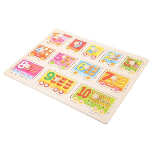 SHERCHPRY Wiederverwendbares Holzpuzzle für Lernspielzeug Formenerkennung Pädagogisches Puzzle für Vorschulkinder für Kognitive Entwicklung und Frühkindliche Bildung SHERCHPRY Wiederverwendbares Holzpuzzle für Lernspielzeug Formenerkennung Pädagogisches Puzzle für Vorschulkinder für Kognitive Entwicklung und Frühkindliche Bildung von SHERCHPRY