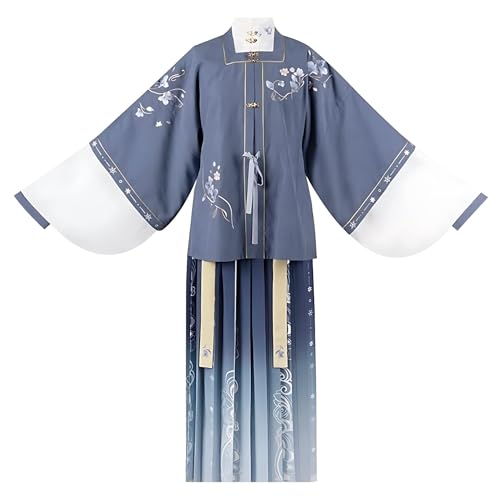 SHFOHGKJ Chinesisches Hanfu for Damen, traditionelles chinesisches altes Kostüm, Hanfu-Kleid, 3-teiliges Set (M)(Small) von SHFOHGKJ