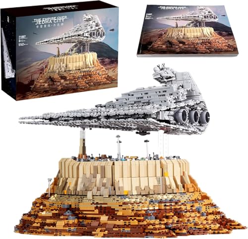 SHHFWU 21007 Star Destroy Raumschiff-Spielzeug, 5162 Teile UCS Imperial Sternenzerstörer MOC Klemmbausteine Bauset Kompatibel mit Supersternzerstörer SHHFWU 21007 Star Destroy Raumschiff-Spielzeug, 5162 Teile UCS Imperial Sternenzerstörer MOC Klemmbausteine Bauset Kompatibel mit Supersternzerstörer von SHHFWU