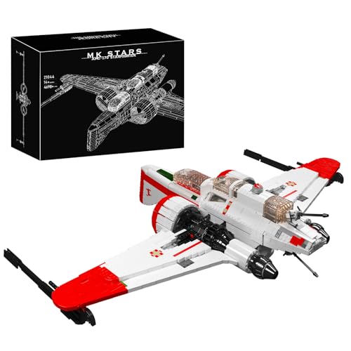 SHHFWU 21044 Technik Interstellar Starfighter Raumschiff-Spielzeug, 4698 Teile UCS ARC-170 Sternenzerstörer Modellbausteine, für Kinder und Erwachsene von SHHFWU