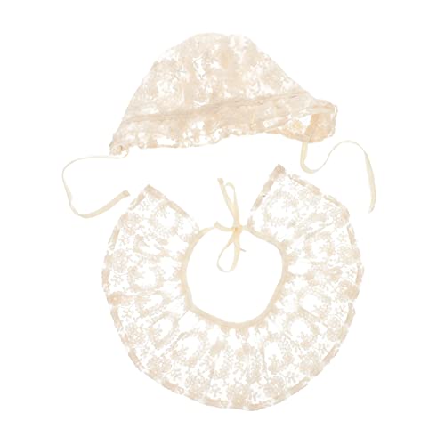 SHINEOFI 1 Satz 2 Stück Babyhut -Set set geschirrset babyparty gastgeschenk babyklamotten babyset Neugeborenes Kostüm Babyfotografie Kostüm Spitze für Spitzenstoff Beige SHINEOFI 1 Satz 2 Stück Babyhut -Set set geschirrset babyparty gastgeschenk babyklamotten babyset Neugeborenes Kostüm Babyfotografie Kostüm Spitze für Spitzenstoff Beige von SHINEOFI