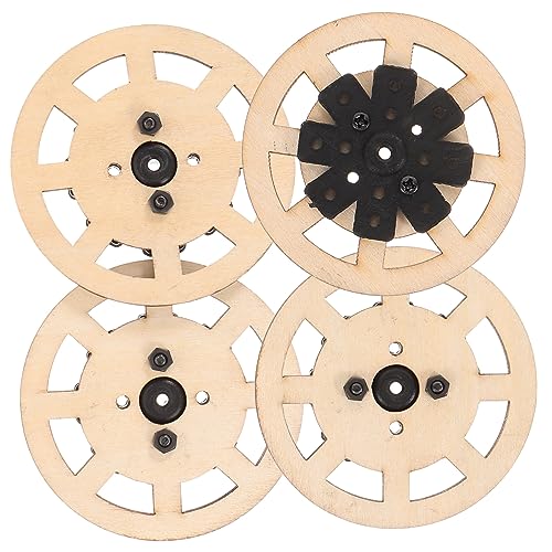 SHINEOFI 1 Satz Auto Spielzeugteile Rad Rennen Klein Zubehör Für Rc-Autos Autospielzeugreifen Für Teenager Spielzeugauto -Teile Kognitives Modell Holz 4 Stück SHINEOFI 1 Satz Auto Spielzeugteile Rad Rennen Klein Zubehör Für Rc-Autos Autospielzeugreifen Für Teenager Spielzeugauto -Teile Kognitives Modell Holz 4 Stück von SHINEOFI