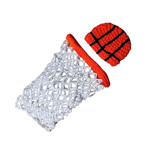 SHINEOFI 1 Satz Basketball Kostüm für Neugeborene Gestrickte Fotografie Requisiten Süßes Outfit mit Hut für Fotoshooting für Jungen Kreative Erinnerungen SHINEOFI 1 Satz Basketball Kostüm für Neugeborene Gestrickte Fotografie Requisiten Süßes Outfit mit Hut für Fotoshooting für Jungen Kreative Erinnerungen von SHINEOFI