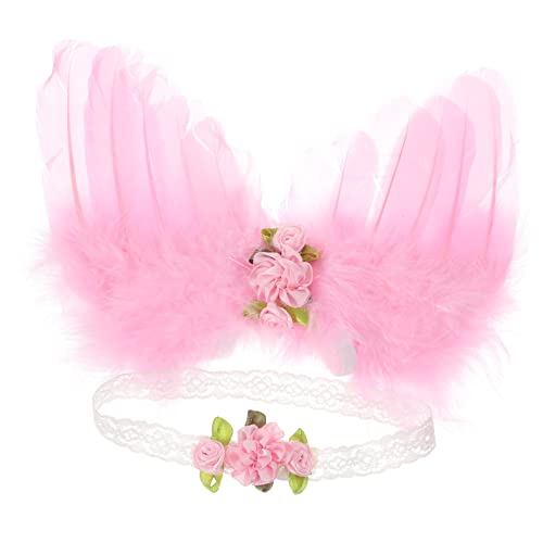 SHINEOFI 1 Satz Engel Flügel Kostüm für Junge Mädchen Fotorequisiten mit Haarband Federn Cosplay Festivals Fotoshootings SHINEOFI 1 Satz Engel Flügel Kostüm für Junge Mädchen Fotorequisiten mit Haarband Federn Cosplay Festivals Fotoshootings von SHINEOFI