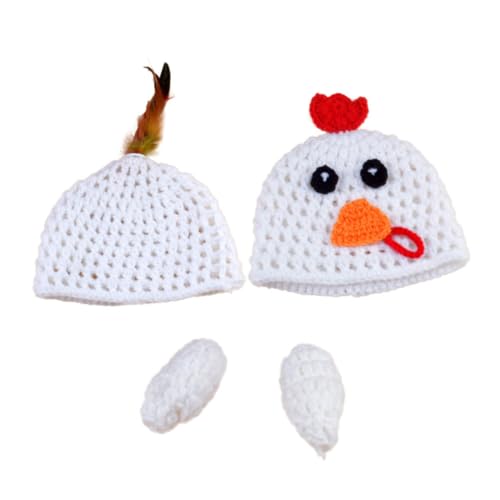 SHINEOFI 1 Satz Handgefertigtes Fotografie Kostüm Strickoutfit für Neugeborene Weiß Kreatives Babyoutfit für Fotoshootings Weiches und Bequemes Material Fotorequisit für SHINEOFI 1 Satz Handgefertigtes Fotografie Kostüm Strickoutfit für Neugeborene Weiß Kreatives Babyoutfit für Fotoshootings Weiches und Bequemes Material Fotorequisit für von SHINEOFI