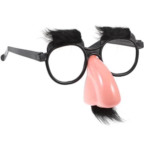 SHINEOFI 1 Stück Getarnte Brille Lustige Nasenbrille Mit Augenbrauen Und Bart Neuartige Partybrille Für Halloween Cosplay-Requisiten Kostümzubehör SHINEOFI 1 Stück Getarnte Brille Lustige Nasenbrille Mit Augenbrauen Und Bart Neuartige Partybrille Für Halloween Cosplay-Requisiten Kostümzubehör von SHINEOFI