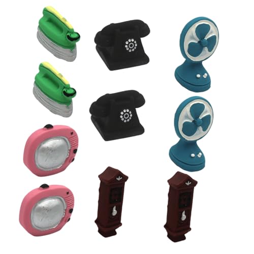 SHINEOFI 10 Stück Haushaltsgeräte Modell Ornamente Winzige Möbel Miniatur Möbel Dekorationen Retro Foto Requisiten Miniatur Haushaltsgeräte Simulationsspielzeug Mini DIY SHINEOFI 10 Stück Haushaltsgeräte Modell Ornamente Winzige Möbel Miniatur Möbel Dekorationen Retro Foto Requisiten Miniatur Haushaltsgeräte Simulationsspielzeug Mini DIY von SHINEOFI