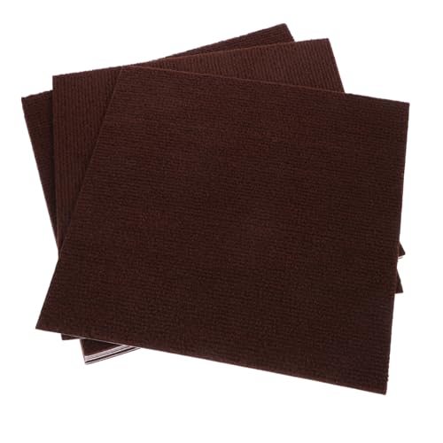 SHINEOFI 10 Stück Krabbelmatte gefälscht Schwarz Bodenmatte teppich Puzzlematte puzzle sortierschalen Schutzmatte Sie Mat für Bodenbelag Polyester (Polyester) von SHINEOFI
