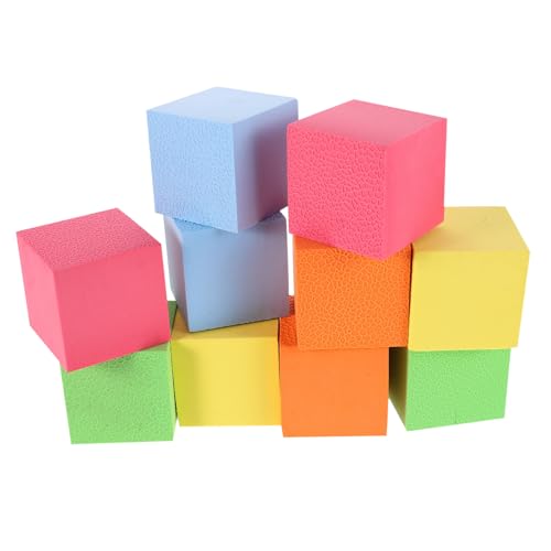 SHINEOFI 10 Stück Teiliges Bunte Schaumstoffwürfel für Geometrische Lernhilfen für und Außenaktivitäten für und Kreative Projekte Rot Gelb Blau Grün und Orange SHINEOFI 10 Stück Teiliges Bunte Schaumstoffwürfel für Geometrische Lernhilfen für und Außenaktivitäten für und Kreative Projekte Rot Gelb Blau Grün und Orange von SHINEOFI