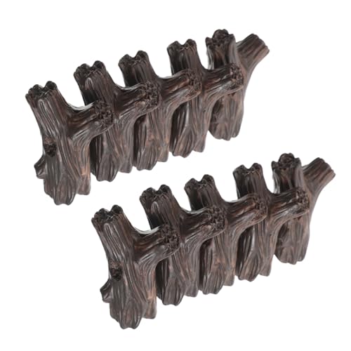 SHINEOFI 10 Stück Teiliges Mini Baumstümpfe aus Langlebigem Resin Rustikale Mikro Landschaftsdekoration für DIY Eisenbahn Sandtisch Puppenhaus Zubehör Moos Garten Terrarium Ornamente von SHINEOFI