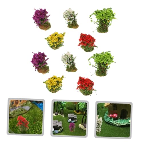 SHINEOFI 10 Stück Teiliges Statische Grasbüschel Miniatur Büsche für Sandtisch Modellbau Landschaftsgestaltung Garten Diorama Dekoration Zuschneidbar Realistische SHINEOFI 10 Stück Teiliges Statische Grasbüschel Miniatur Büsche für Sandtisch Modellbau Landschaftsgestaltung Garten Diorama Dekoration Zuschneidbar Realistische von SHINEOFI