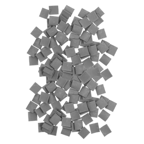 SHINEOFI 100 Stück Mikrolandschaftssimulationssteine Dachziegel für Puppenhaus Mini -Fliesen für Handwerk mini ziegelsteine puppenhaus zubehör Puppenhaus-Dachziegel Mini-Dachziegel Ton Grey von SHINEOFI