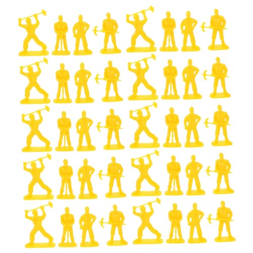 SHINEOFI 100 Stück Realistische Plastik Modellfiguren für Sandtische Dioramen und Kreative Projekte Engagierende Mini Menschen von SHINEOFI