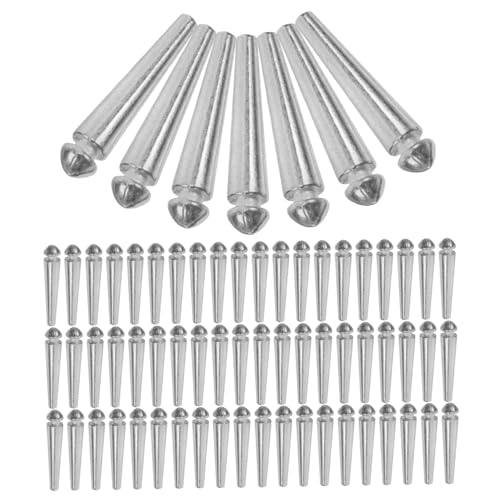 SHINEOFI 100 Stück Teiliges Metall Cribbage Brettspiel Zählsteine Lange Robuste Punkte für Präzises Punktezählen Kartenspiel Zubehör Langlebig und Einfach zu Handhaben von SHINEOFI