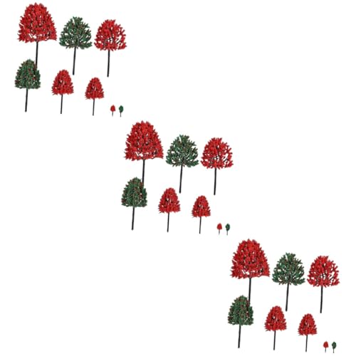 SHINEOFI 114 STK Modell-sandtisch Künstlicher Baum Miniaturbaum Miniatur-szenenbäume Dioramenbedarf Grüne Landschaft Landschaftsmodell Baumschmuck Sandkasten Modellmaterial Plastik von SHINEOFI