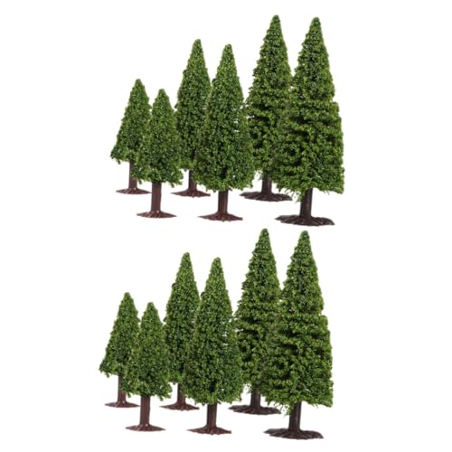 SHINEOFI 12 STK Modellkiefer Künstlicher Mini-Weihnachtsbaum Landschaft Architektur Baum Mikro-landschaftsbaumdekoration Eisenbahnbaum Puppenhaus-Baum-Modell Modell Zeder Kiefernfigur SHINEOFI 12 STK Modellkiefer Künstlicher Mini-Weihnachtsbaum Landschaft Architektur Baum Mikro-landschaftsbaumdekoration Eisenbahnbaum Puppenhaus-Baum-Modell Modell Zeder Kiefernfigur von SHINEOFI