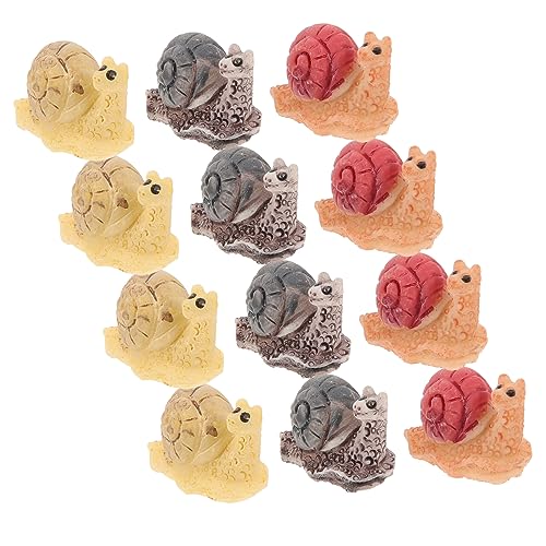 SHINEOFI 12 Stück Mikrolandschaftsschnecke Animal Figures Cute Decoration Schnecken Ornament Mini-Schneckenfiguren Mini-Dinosaurier Garten Schnecke Hausgartendekoration Kunstharz SHINEOFI 12 Stück Mikrolandschaftsschnecke Animal Figures Cute Decoration Schnecken Ornament Mini-Schneckenfiguren Mini-Dinosaurier Garten Schnecke Hausgartendekoration Kunstharz von SHINEOFI
