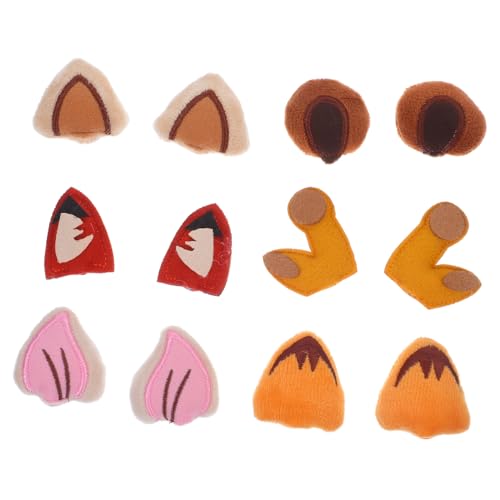 SHINEOFI 12 Süße Plüsch Tierohren Zum Basteln Stirnband Haarspange Teile Zubehör Für Kostüme Hüte Taschen Schwein Tiger Fuchs Bär Katze Hirsch Ohren Cosplay Basteln SHINEOFI 12 Süße Plüsch Tierohren Zum Basteln Stirnband Haarspange Teile Zubehör Für Kostüme Hüte Taschen Schwein Tiger Fuchs Bär Katze Hirsch Ohren Cosplay Basteln von SHINEOFI