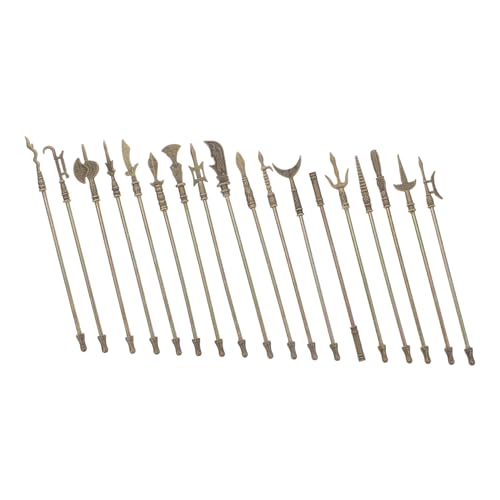 SHINEOFI 18-teiliges Mini-dreizack-Set Mit Chinesischen Aus Zinklegierung Detailreich Lernspielzeug Heimdekoration SHINEOFI 18-teiliges Mini-dreizack-Set Mit Chinesischen Aus Zinklegierung Detailreich Lernspielzeug Heimdekoration von SHINEOFI