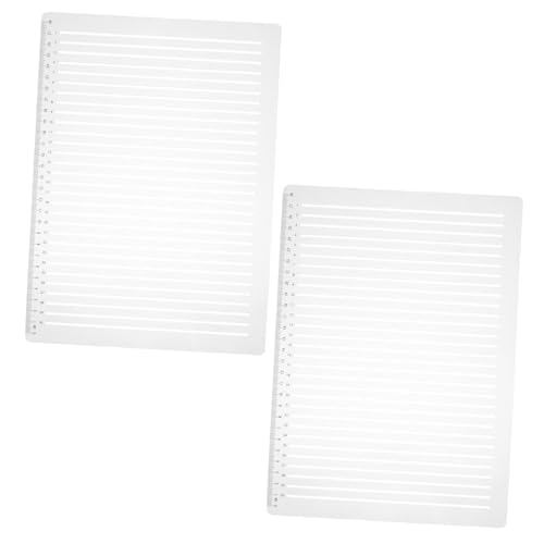 SHINEOFI 2 Sätze Kalligraphie Schablonen Lineal mit Abstand Markierungen Transparentes Kunststoff Lineal Stencil für Präzises Zeichnen Schreiben Journaling und Kartengestaltung von SHINEOFI