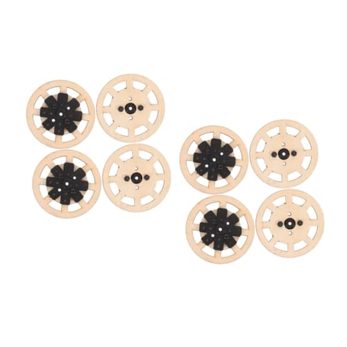 SHINEOFI 2 Sätze Spielzeugauto -Teile Klein Rennwagenrad Rennen Rc-car-räder Aus Holz Spielzeugreifen Fürs Auto Ferngesteuertes Autorad Räder Für Spielzeugautos Rc-car-radersatz 4 Stück * 2 SHINEOFI 2 Sätze Spielzeugauto -Teile Klein Rennwagenrad Rennen Rc-car-räder Aus Holz Spielzeugreifen Fürs Auto Ferngesteuertes Autorad Räder Für Spielzeugautos Rc-car-radersatz 4 Stück * 2 von SHINEOFI