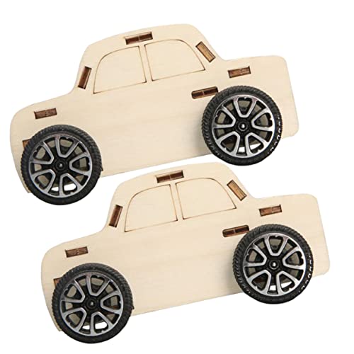 SHINEOFI 2 Stück DIY Holzfahrzeug für Bastel Kit für Handgefertigte Autos Fördert Kreativität und Wissenschaftsverständnis für Vorschulkinder und Eltern Junge Mädchen Aktivitäten SHINEOFI 2 Stück DIY Holzfahrzeug für Bastel Kit für Handgefertigte Autos Fördert Kreativität und Wissenschaftsverständnis für Vorschulkinder und Eltern Junge Mädchen Aktivitäten von SHINEOFI