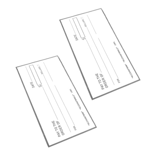 SHINEOFI 2 Stück Große Wiederbeschreibbare Wasserfeste Großes Fake Check Poster für Präsentationen Preisverleihungen Spendenaktionen Partys Hochzeiten Geburtstagsspäße von SHINEOFI